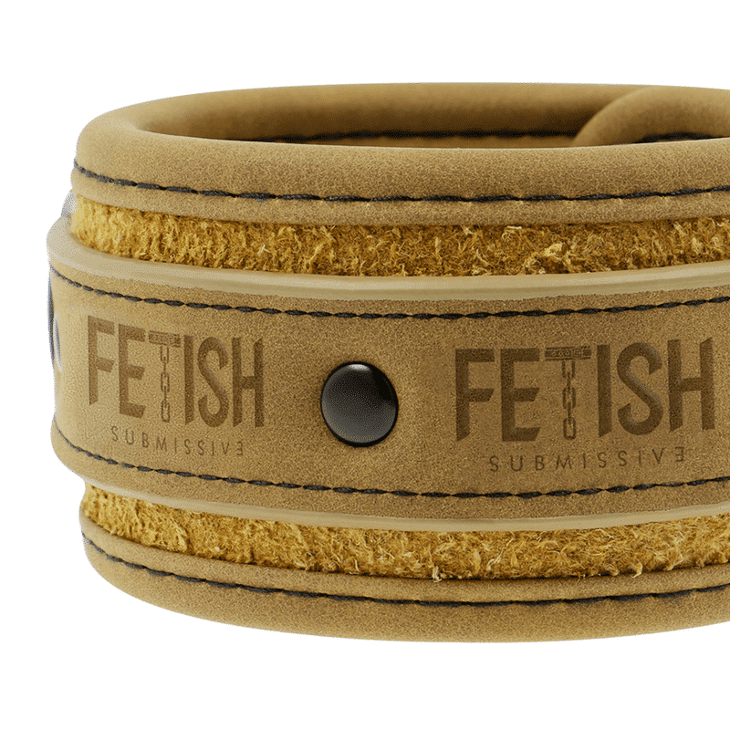 Fetish Submissive - Fetiche Submissiva Origem Tornozelo Punhos Vegan Couro - Image 4