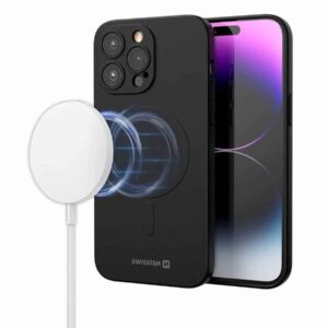 Swissten - Soft Joy Case Magstick iPhone 15 Plus (black)