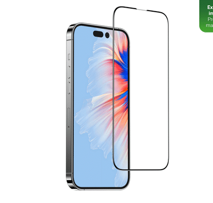 Rixus Película de vidro Temperado 9H Full Curved Glass Para iPhone 15 Pro Max