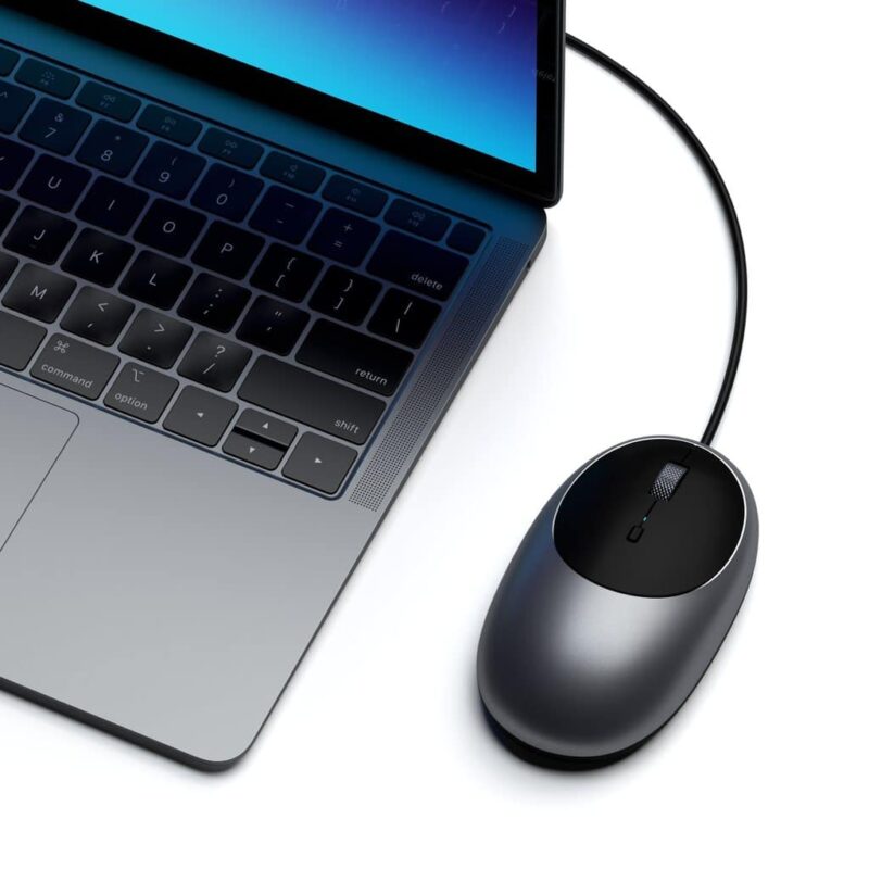 Satechi - C1 USB-C Wired Mouse (space grey) - Image 3