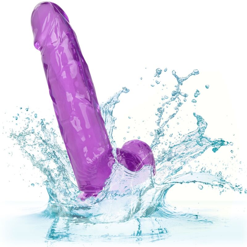 Calex Size Queen Dildo - Roxo 15,3 Cm - Image 7
