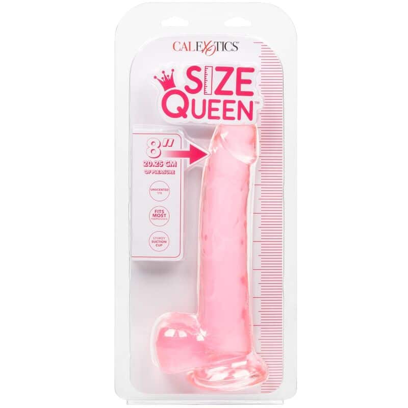Calex Size Queen Dildo - Rosa 20,3 Cm - Image 7
