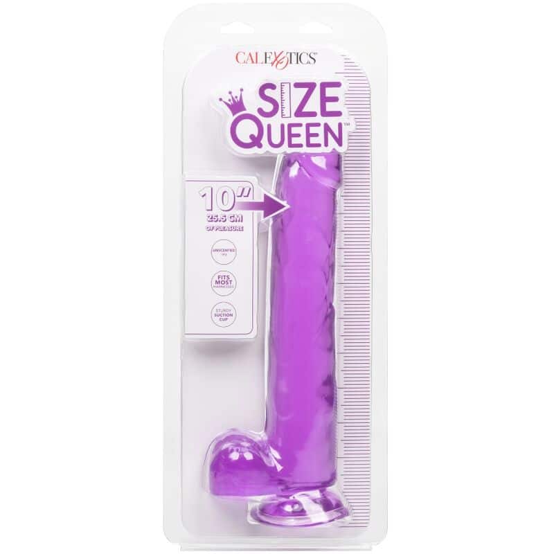 Calex Size Queen Dildo - Roxo 25,5 Cm - Image 7