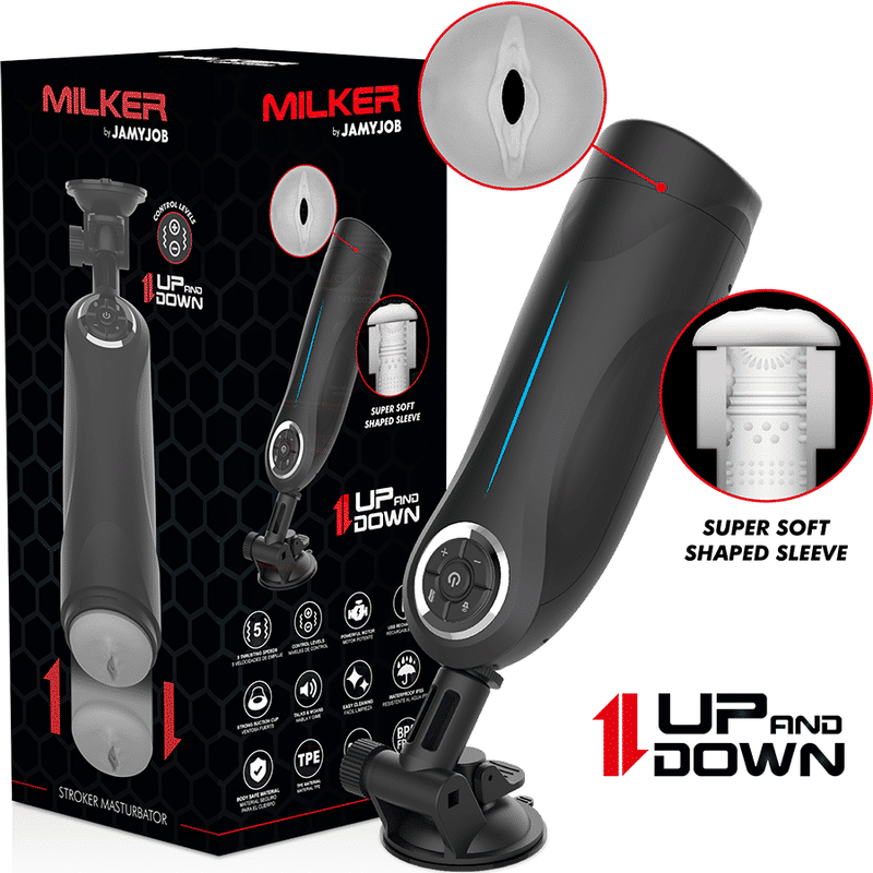 Função Para Cima E Para Baixo Do Jamyjob Milker Stroker