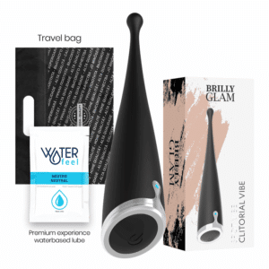 Brilly Glam - Vibrador Clitórico Orgasmico  Spot Vibe Preto Silicone