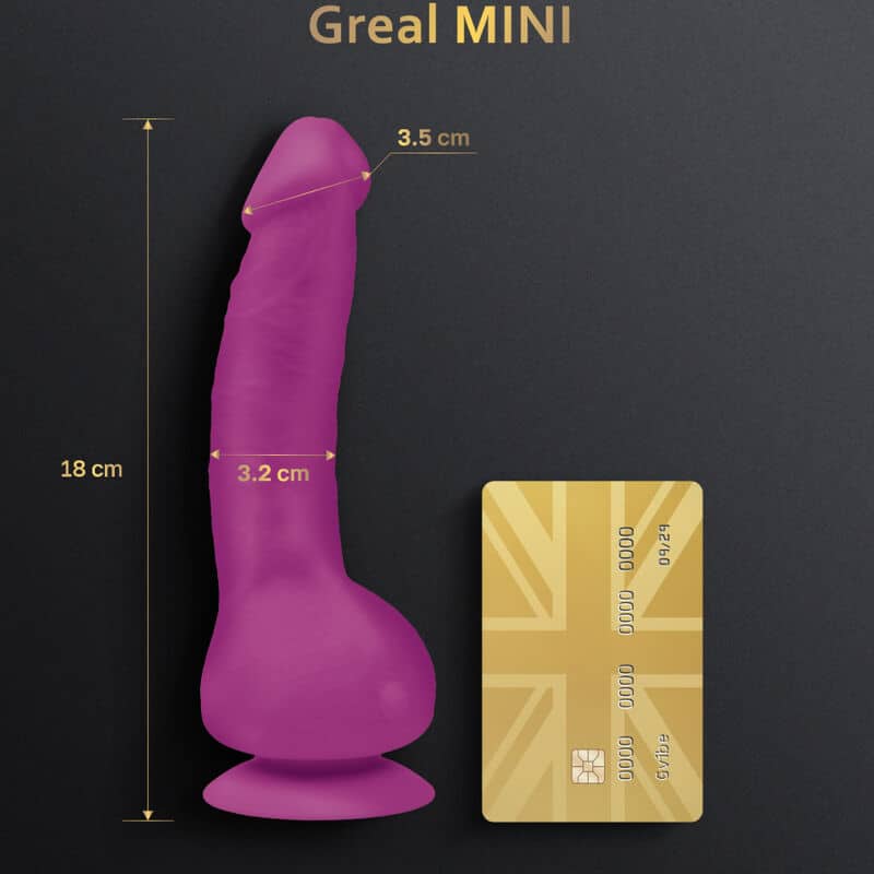 Gvibe - Greal Mini Dildo Vibrador De Silicone Fúcsia - Image 2