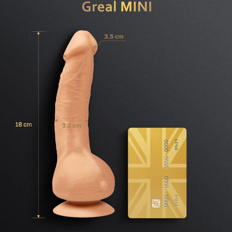 Gvibe - Greal Mini Dildo Vibrador De Silicone Cor De Pele - Image 2