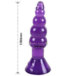 Dance - Climax Acontece Plug Anal 17 Cm