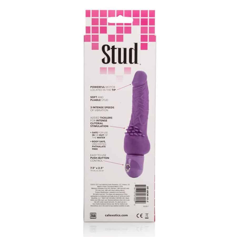 Calex Power Stud Cliterrific Purple Vibrator - Image 2