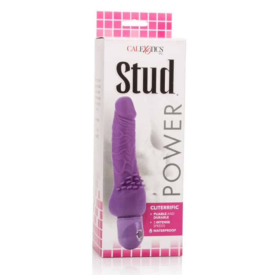 Calex Power Stud Cliterrific Purple Vibrator - Image 3