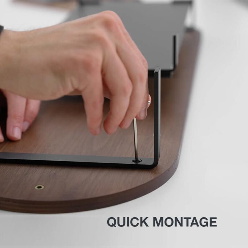 Woodcessories - Monitor Stand Single (walnult/black) - Image 6
