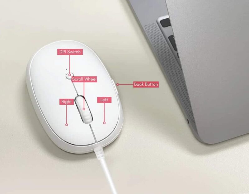 Macally - Rato USB-C optical with 5 buttons - Image 4