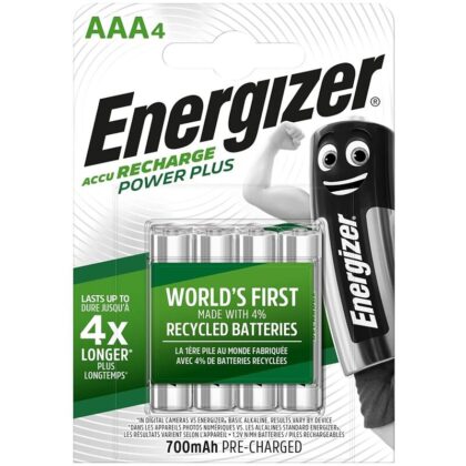 Energizer - Baterias Recarregveis Aaa4 Blister 4