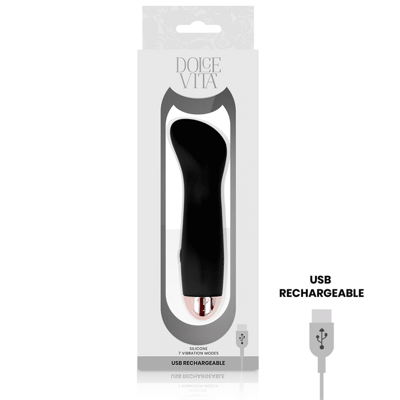 Dolce Vita - Vibrador Recarregável One Black 10 Speed - Image 4