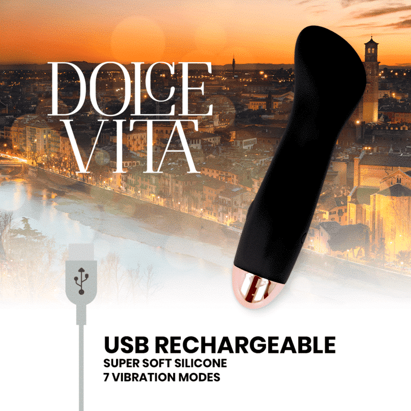 Dolce Vita - Vibrador Recarregável One Black 10 Speed - Image 5