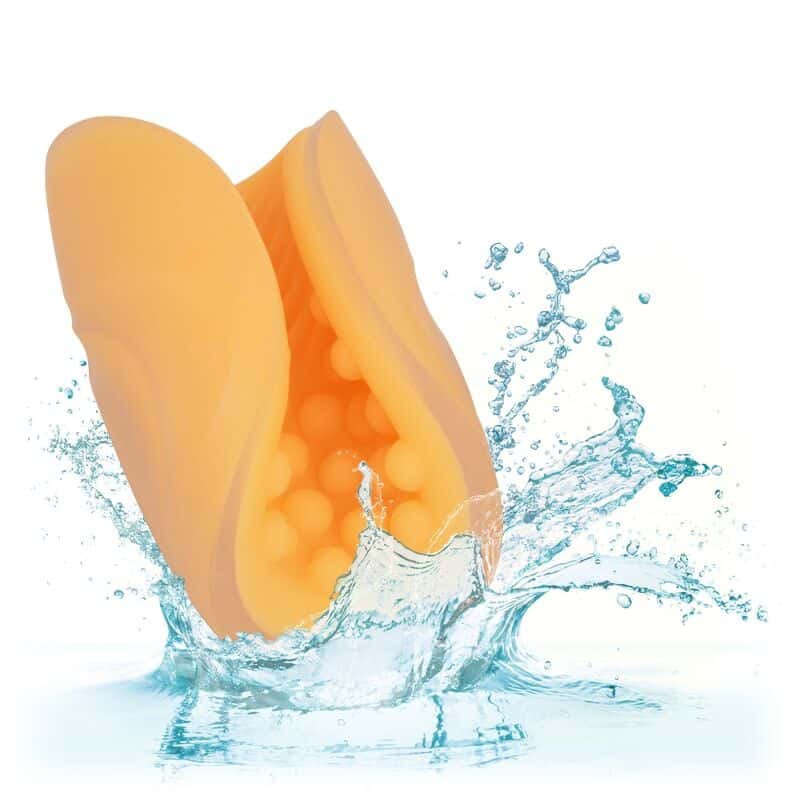 California Exotics - Masturbador Beaded Grip Laranja - Image 9