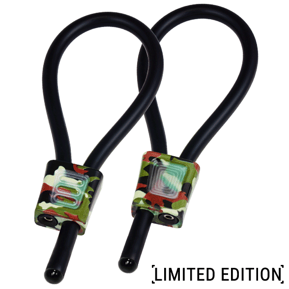 Electrastim - Anéis De Galo Ajustveis Prestige Electraloops Camuflagem