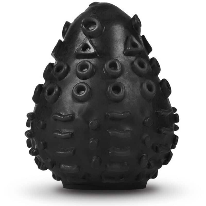 G-Vibe - Masturbador Texturado Reutilizvel Ovo Preto
