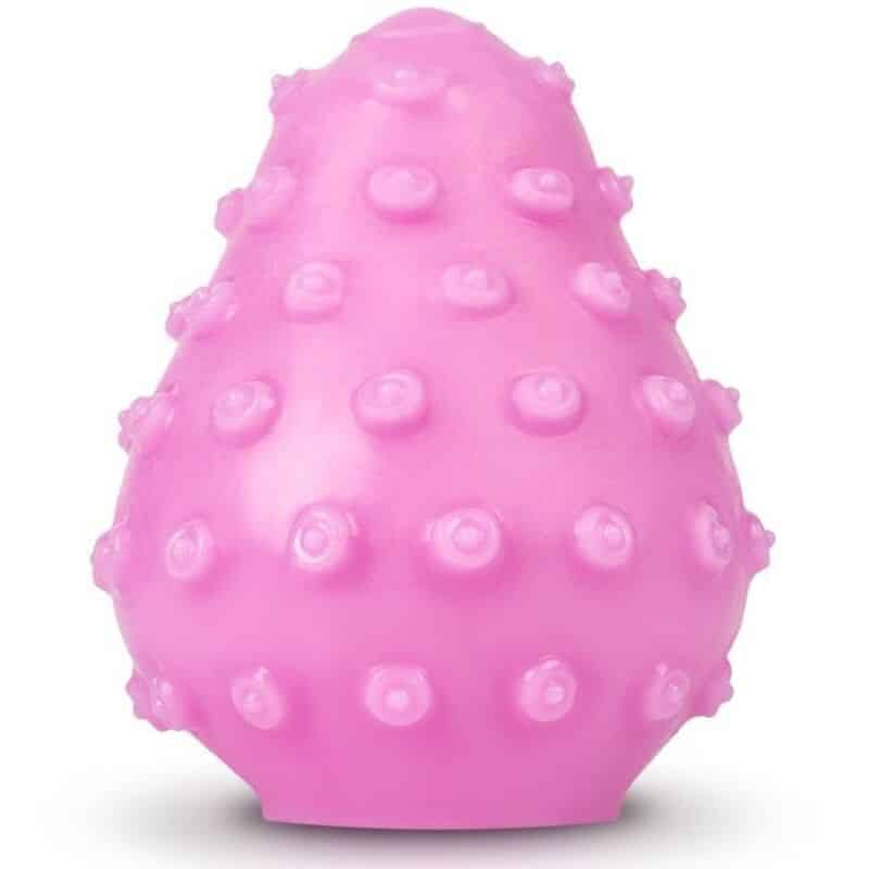 G-Vibe - Masturbador Texturado Reutilizvel Ovo Rosa