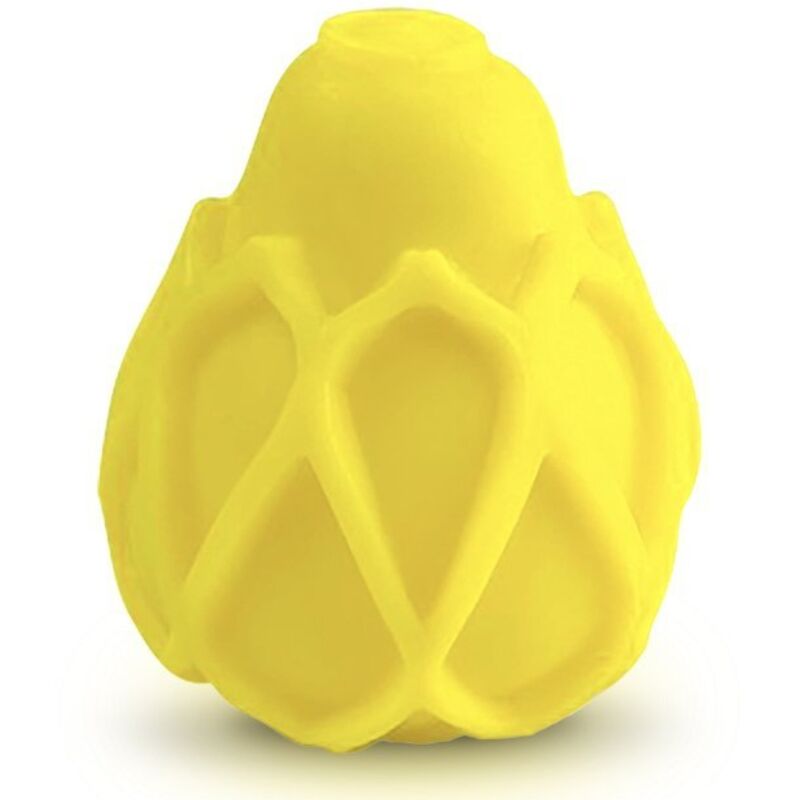 G-Vibe - Ovo Masturbador Texturado Amarelo Reutilizvel
