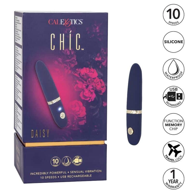 California Exotics - Chic Daisy Mini Massageiro - Image 7