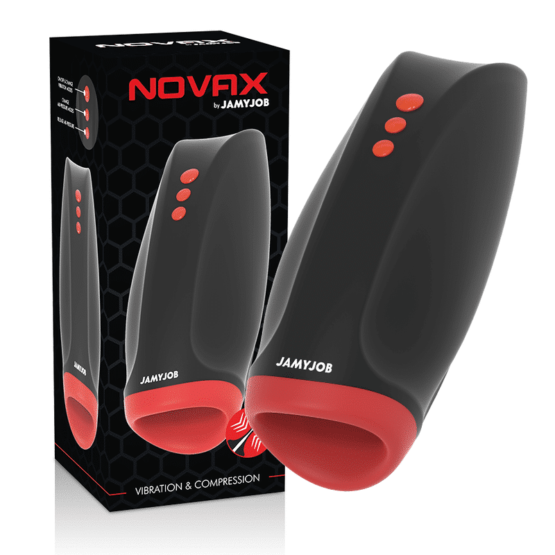 Jamyjob - Masturbador Novax Com Vibrao E Compresso - Image 6