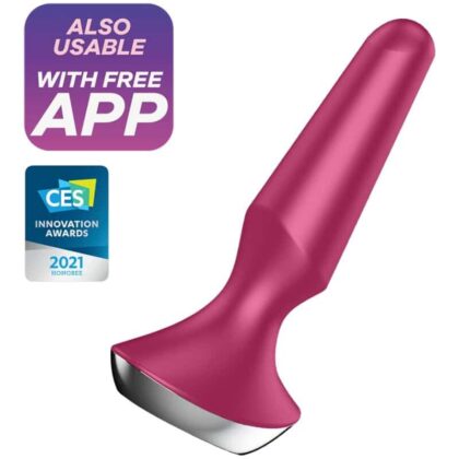 Satisfyer - Vibrador Plug Ilicious 2 Plug Berry