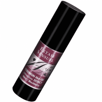 Extase Sensual - Óleo De Massagem Efeito De Aquecimento Com Feromônios De Blackberry 30 Ml