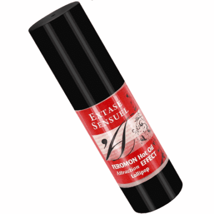 Extase Sensual - Óleo De Massagem Efeito De Aquecimento Com Feromonas De Pirulito 30 Ml