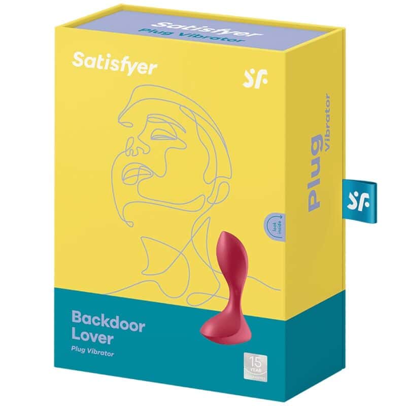 Satisfyer - Plug Vibratório Backdoor Lover Vermelho - Image 4