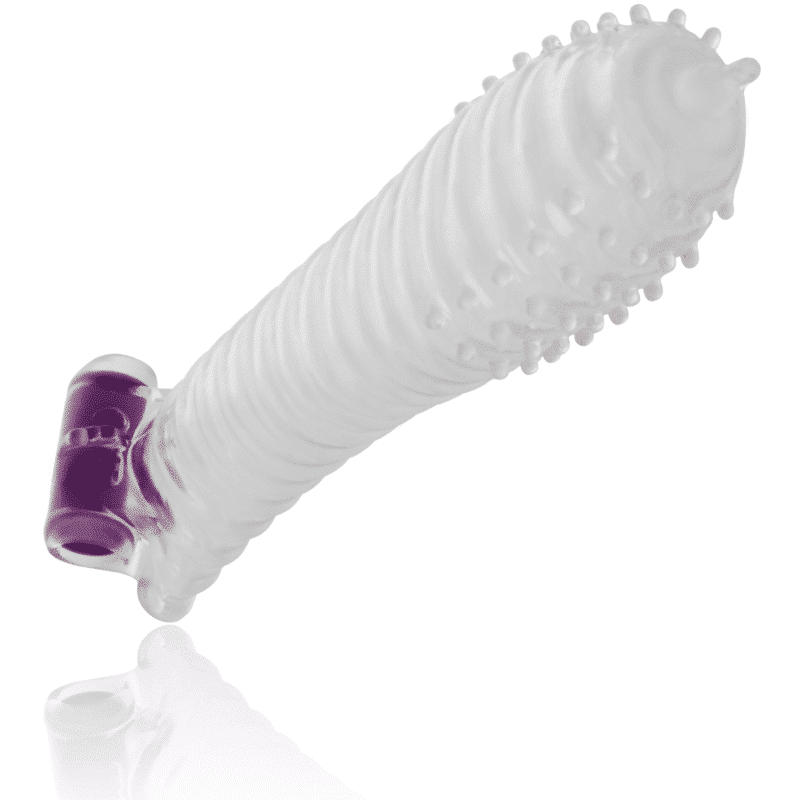 Ohmama - Bainha De Pénis Texturada Com Bala Vibrante - Image 2