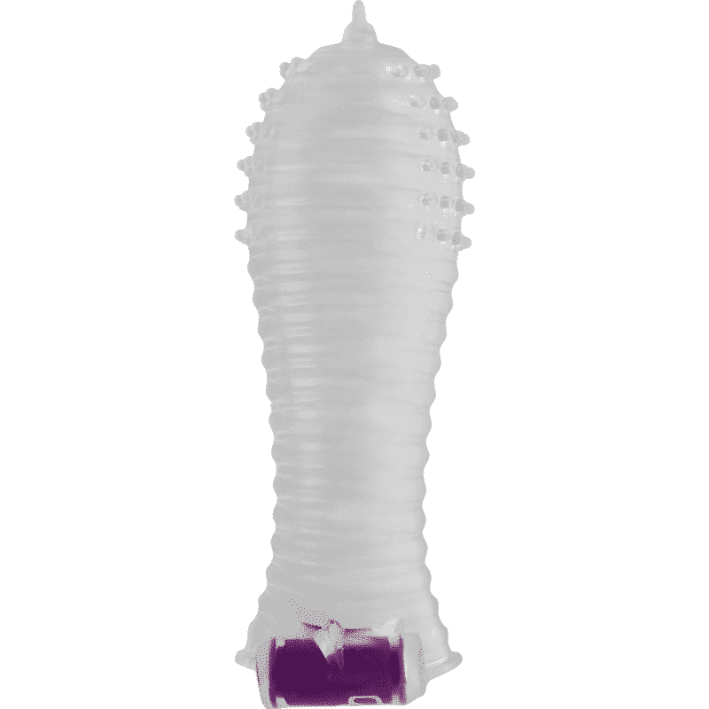 Ohmama - Bainha De Pénis Texturada Com Bala Vibrante - Image 3