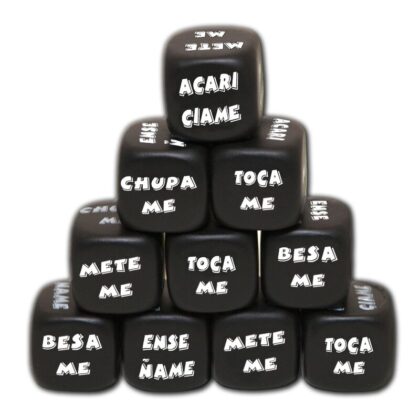 Diablo Picante - Dados Do Jogo De Ação Preto