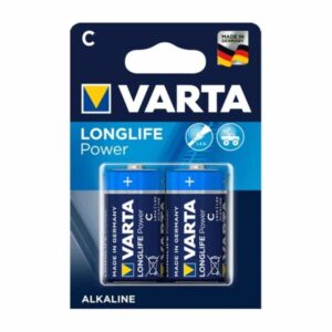 Varta - Longlife Potência Alcalina Bateria C Lr14 2 Unidade