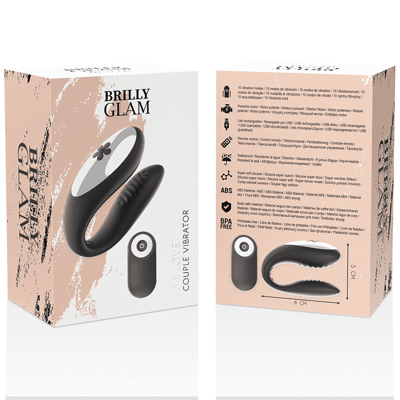 Brilly Glam - Amamos Parceiros Controle Remoto Preto - Image 9