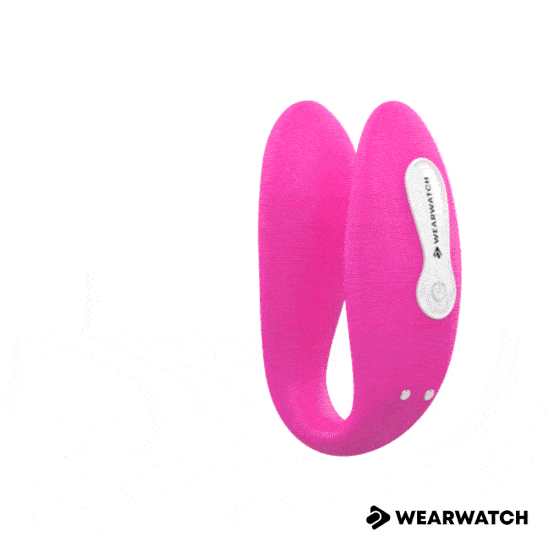 Wearwatch - Vibrador Watchme De Tecnologia Dupla Fúcsia / Água Do Mar