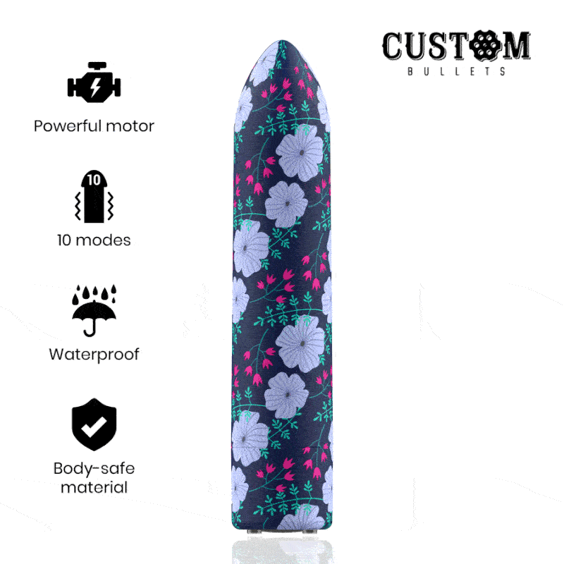 Custom Bullets - Personalizadas Balas Recarregáveis Primavera 10 Intensidades