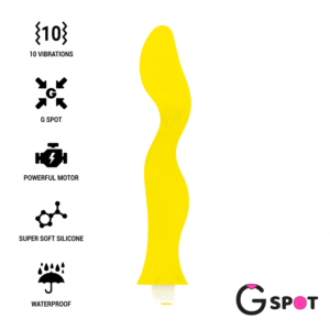 G-Spot - Ponto G Gavyn Vibrador Amarelo