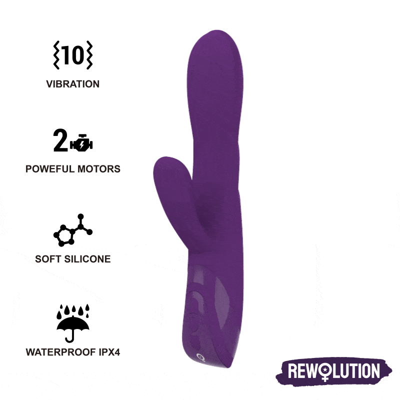 Rewolution - Vibrador Flexível Reworabbit Com Coelho