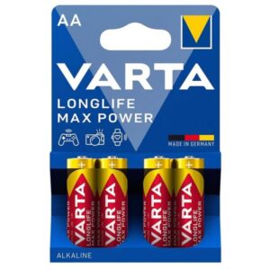 Varta - Bateria Alcalina Max Power Aa Lr6 4 Unidades