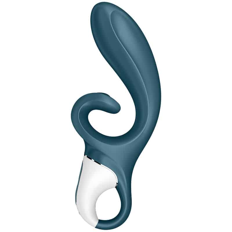 Satisfyer - Aplicativo Vibrador Hug Me Coelho Azul - Image 2