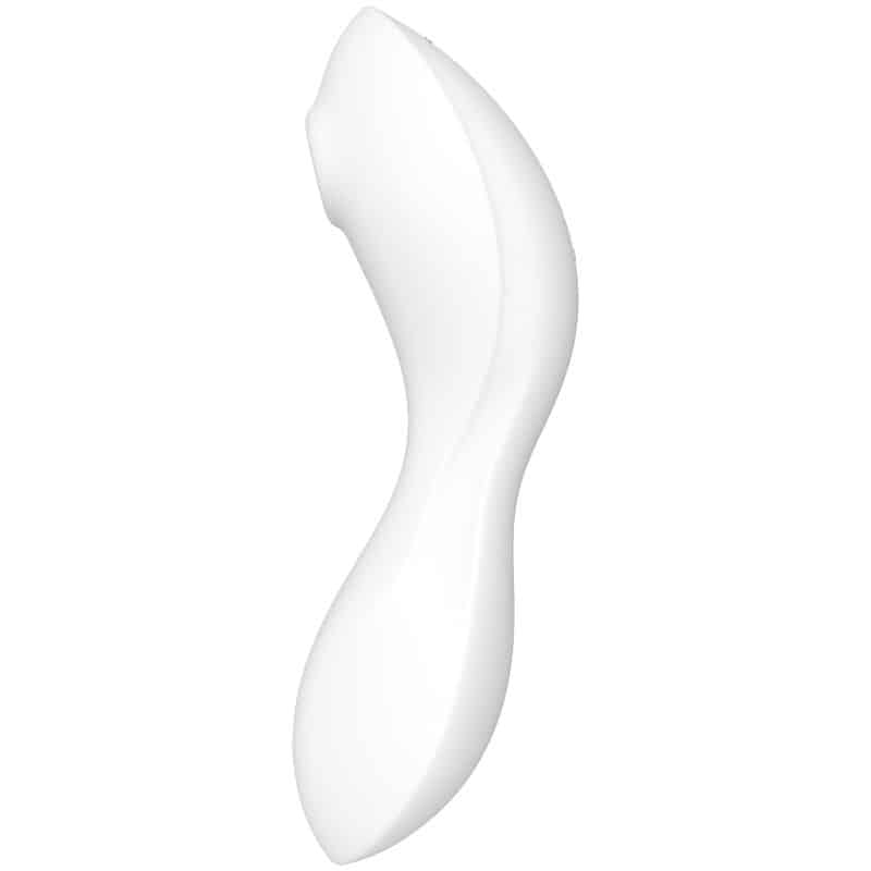 Satisfyer - Curvy Trinity 5 Estimulador De Pulso De Ar E Aplicativo Vibrador Branco - Image 2