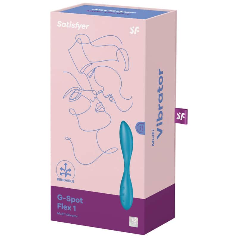 Satisfyer - Multi Vibrador G-Spot Flex 1 Azul - Image 4