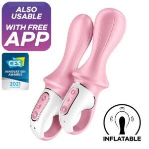 Satisfyer - Air Pump Booty 5+ Vibrador Anal Inflvel Rosa
