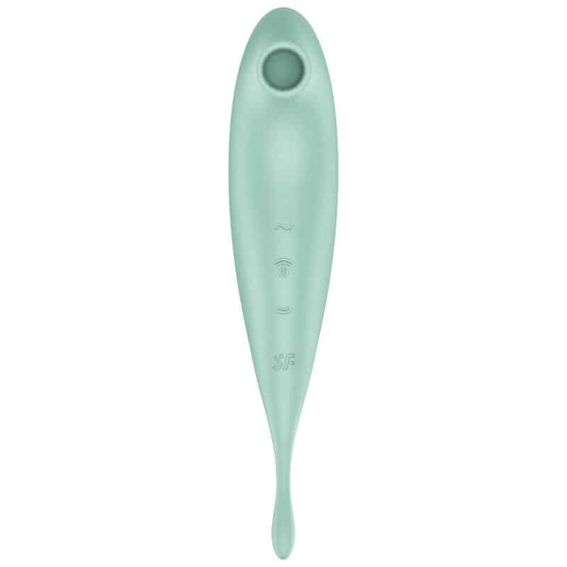 Satisfyer - Twirling Pro+ Estimulador De Pulso De Ar E Aplicativo Vibrador Verde - Image 2