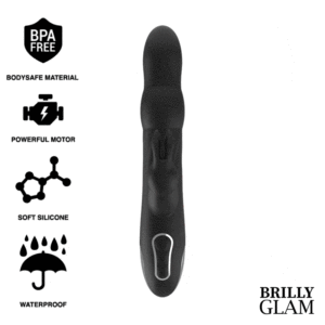 Brilly Glam - Vibrador E Rotador Moebius Coelho Compatível Com A Tecnologia Watchme Wireless