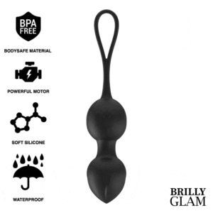 Brilly Glam - Vibrierende Kegelperlen Fernbedienung