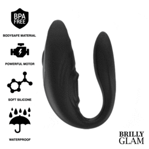 Brilly Glam- Controle Remoto Pulsante E Vibratório De Casal