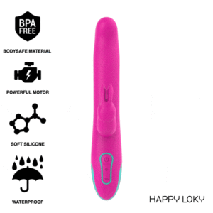 Happy Loky - Pluto Coelho Vibrador E Rotador Relógio Com Tecnologia Sem Fio Compatível