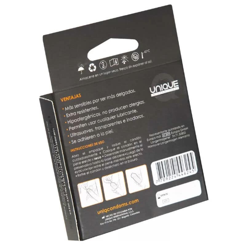 Uniq - Classic Sem Látex Preservativos 3 Unidades - Image 2